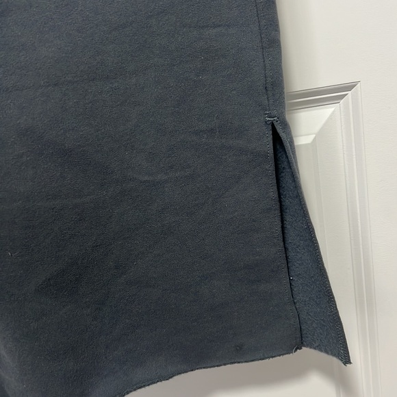 Abercrombie and Fitch Soft Collection dark gray wide leg sweatpants size Large - Picture 7 of 9